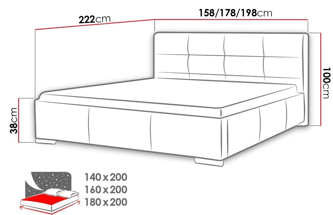 Κρεβάτι Imber (Soft 011)
