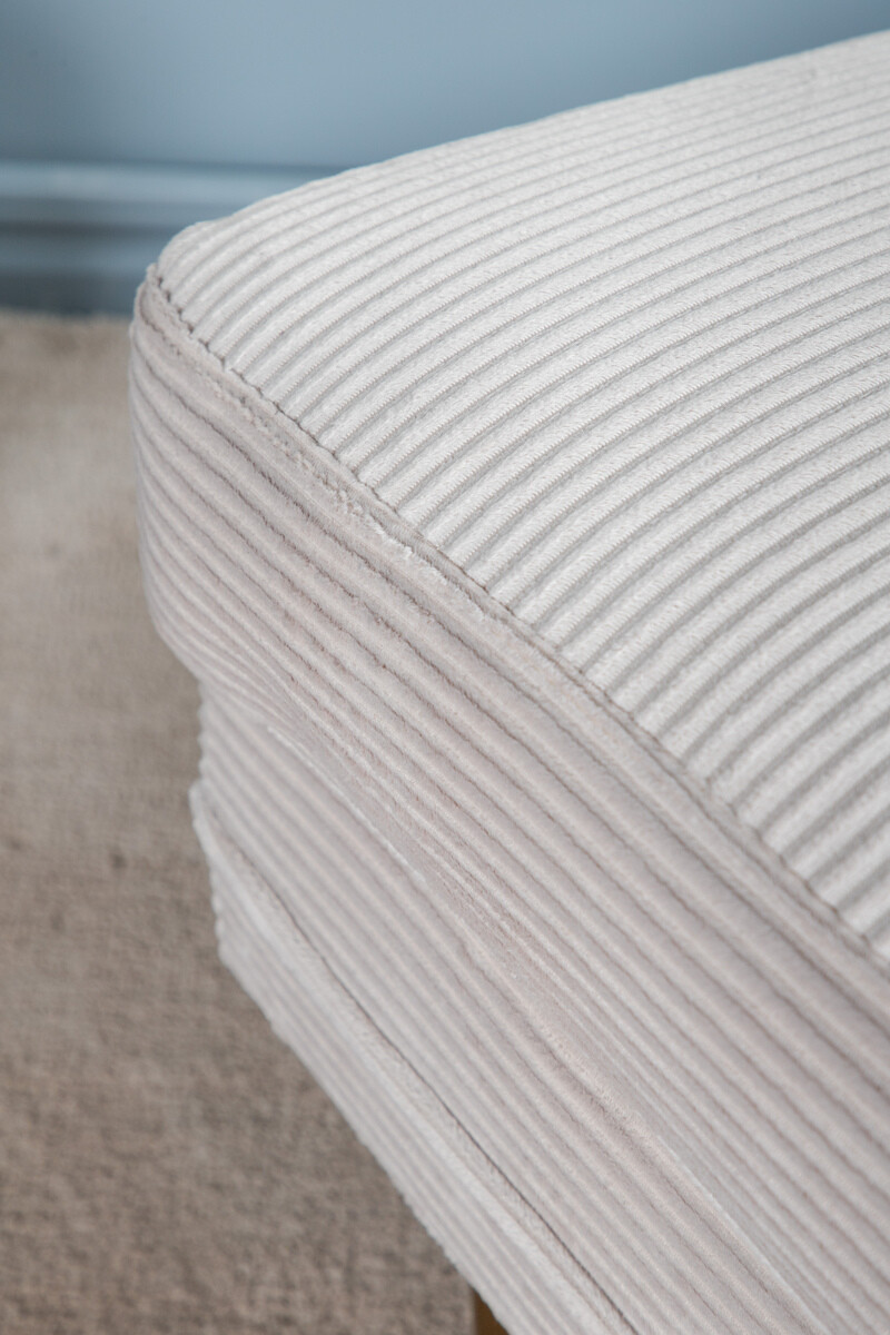 Ταμπουρέ Dallas 2653 (Μπεζ + Χρυσό)
