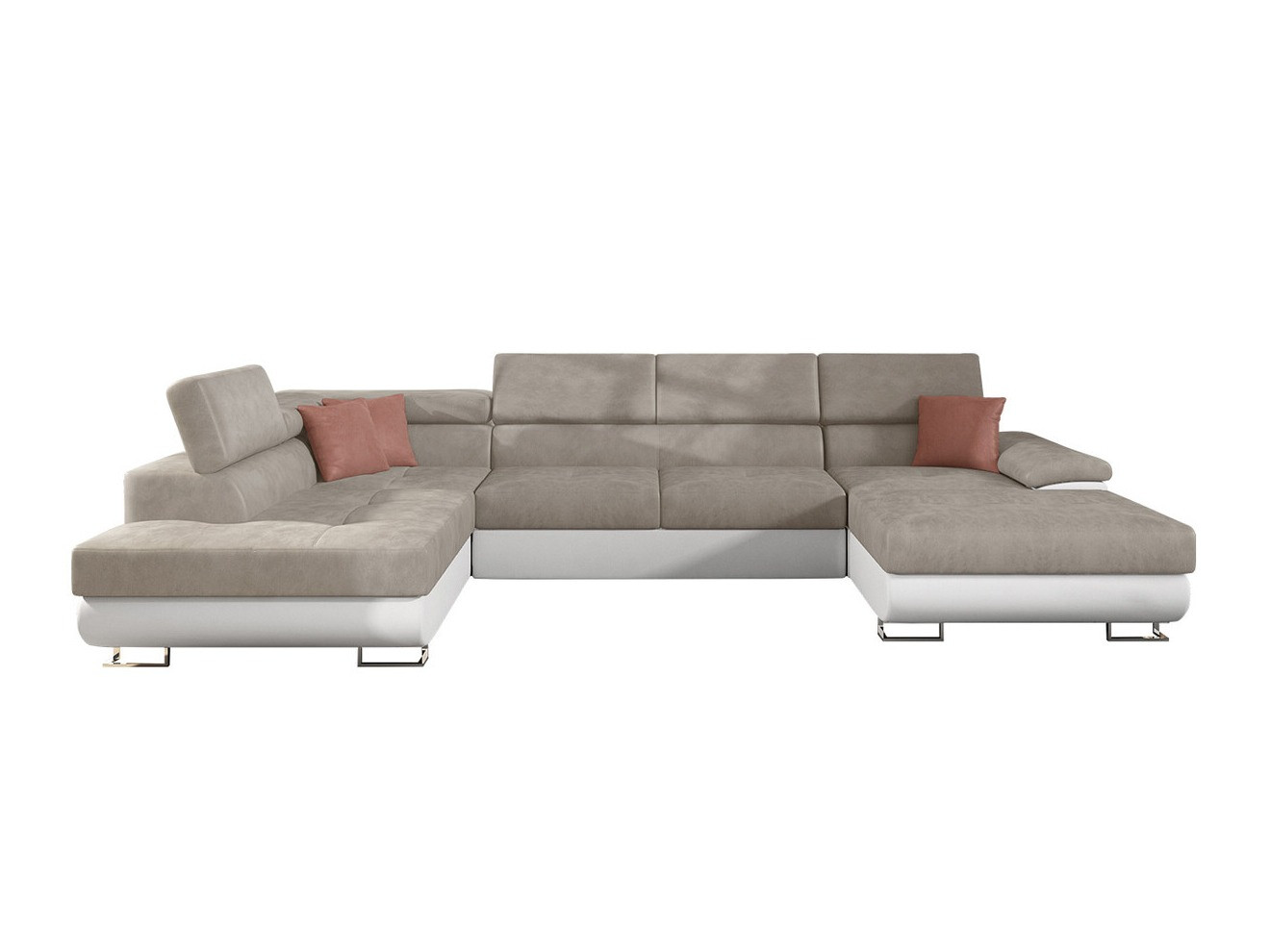 Γωνιακός Καναπές Comfivo Ruta IV (Soft 017 + Uttario Velvet 2979 + Uttario Velvet 2955 St)