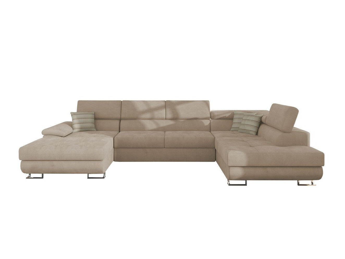 Γωνιακός Καναπές Comfivo Ruta IV (Uttario Velvet 2979 + Senegal 825)