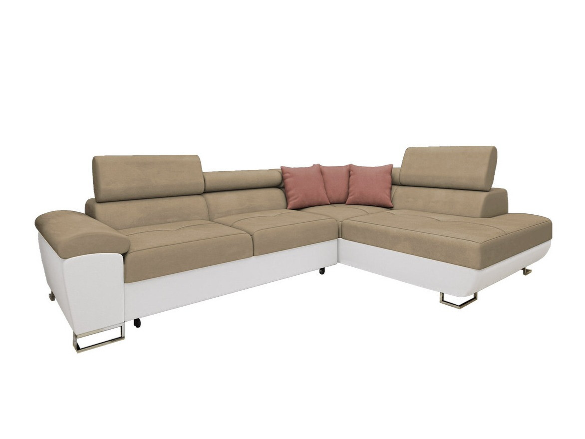 Γωνιακός Καναπές Comfivo Ruta II (Soft 017 + Uttario Velvet 2979 + Uttario Velvet 2955)