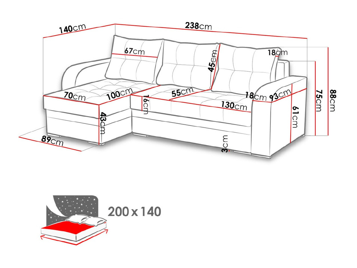 Γωνιακός Καναπές Boulder 101 (Malmo 90 + 1114/60)