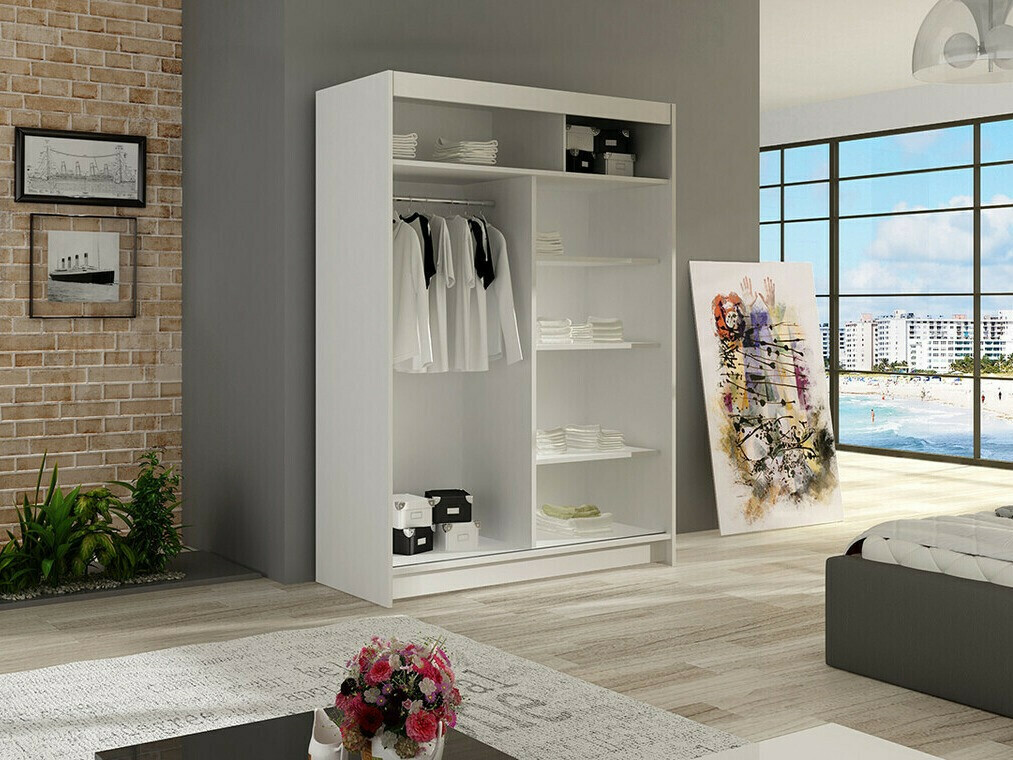 Ντουλάπα Closico Pacron VI (Άσπρο)