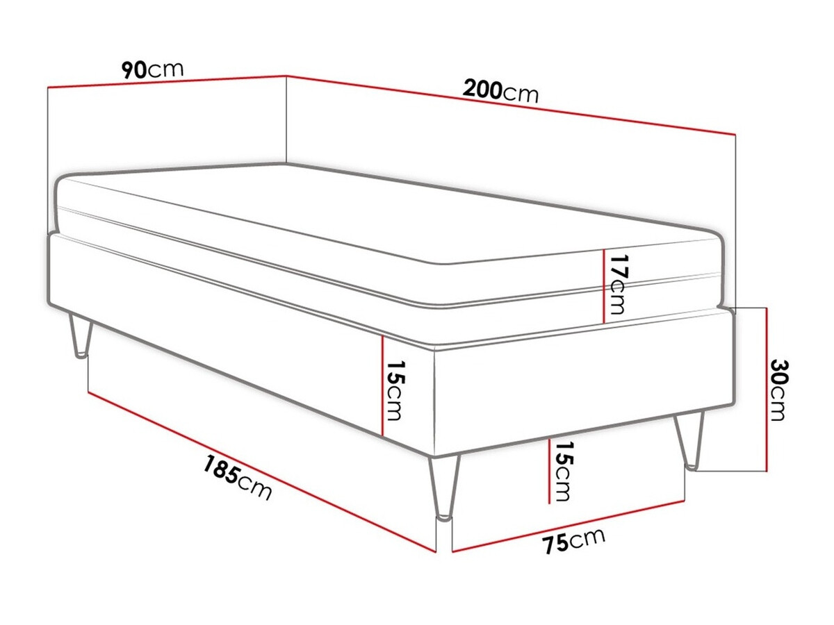 Κρεβάτι continental Logan 108 (Soft 011)