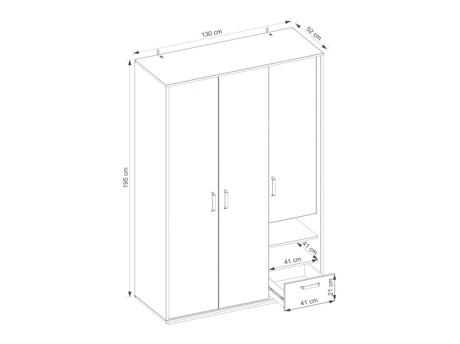 Ντουλάπα Orlveno 120