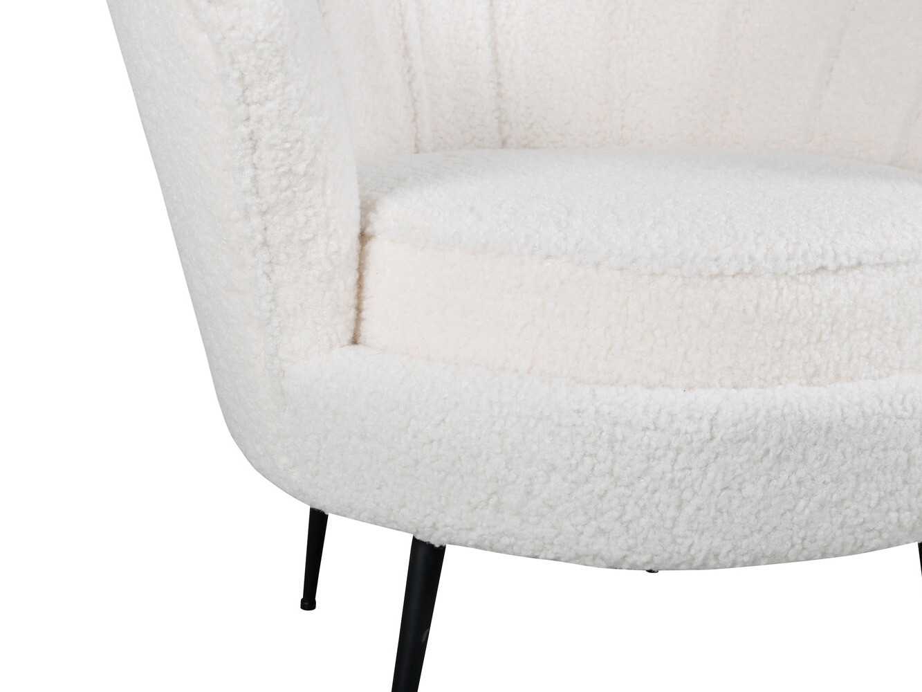 Πολυθρόνα Dallas 1705 (Άσπρο + Μαύρο)