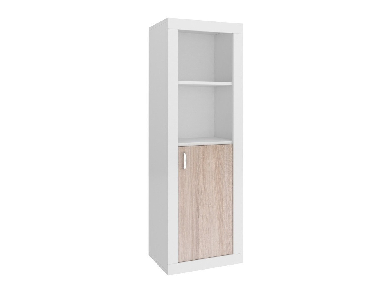 Βιβλιοθήκη Tentive 105 (Άσπρο + Sonoma οξιά)