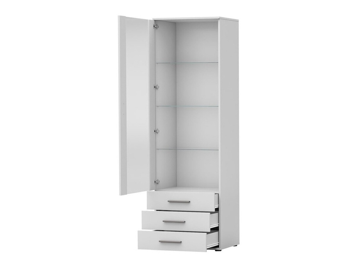 Βιβλιοθήκη Tornola 102 (Άσπρο + Γυαλιστερό λευκό)