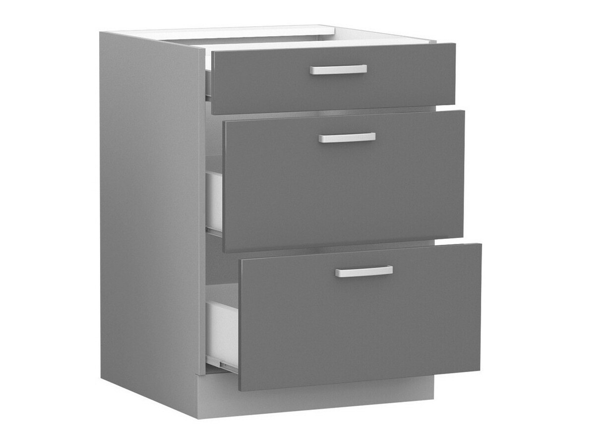Πολυμορφικό ντουλάπι με συρτάρι Multi Grey 105