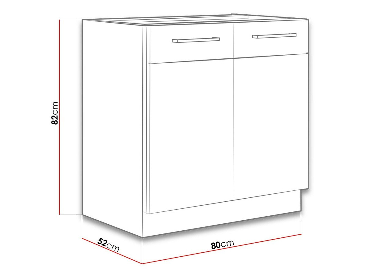 Πολυμορφικό ντουλάπι νεροχύτη με πόρτες Wood Grey 108