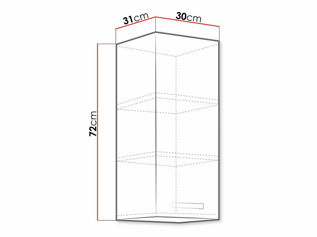 Πολυμορφικό ντουλάπι τοίχου Multi Grey 104