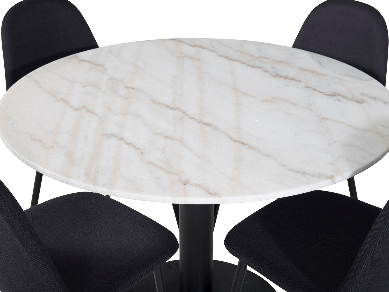 Σετ τραπεζαρίας Dallas 1613 (Μαύρο)