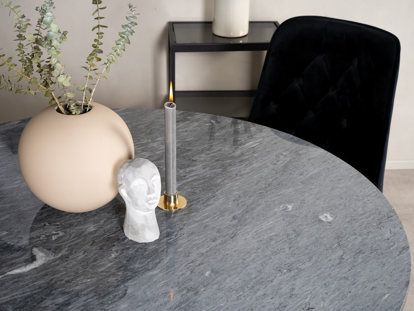 Σετ τραπεζαρίας Dallas 1627 (Μαύρο)