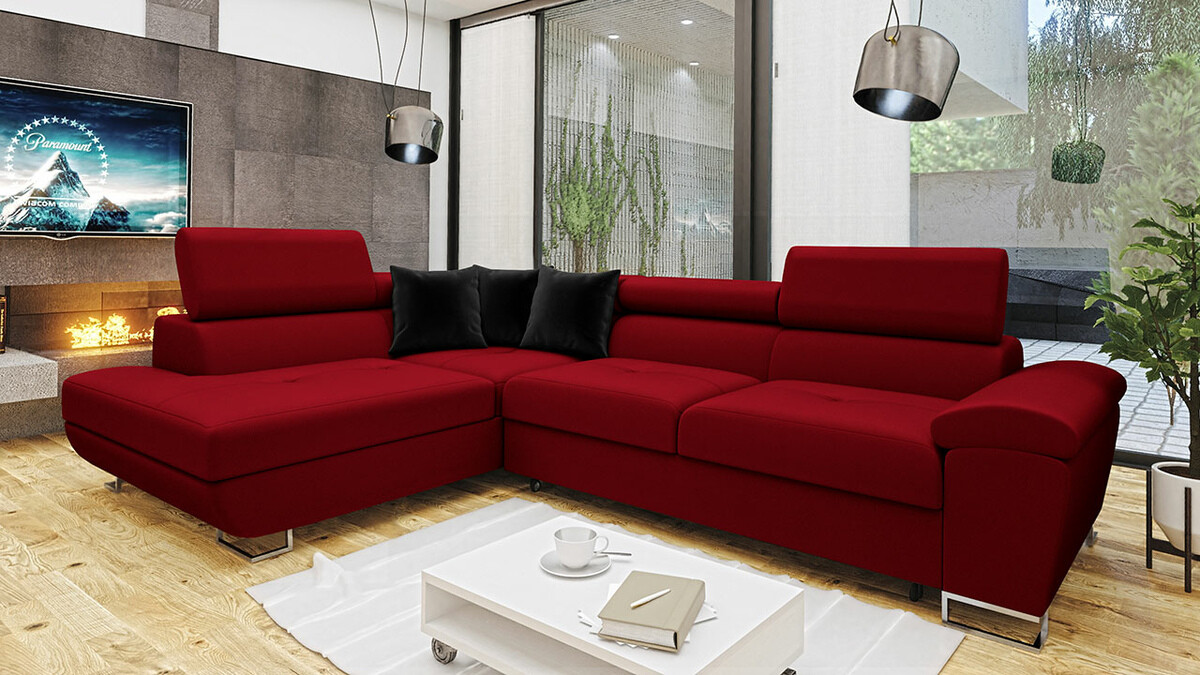 Γωνιακός Καναπές Comfivo Ruta II (Venus Velvet 2926 + Magic Velvet 2219)