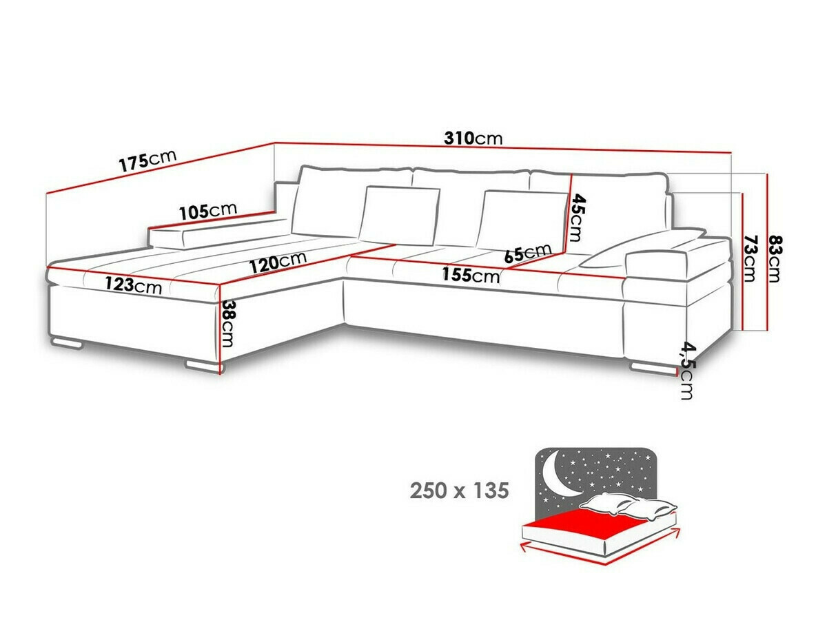 Γωνιακός Καναπές Comfivo Olivetum II (Venus Velvet 2921 + Miu 2059 + Miu 2058)