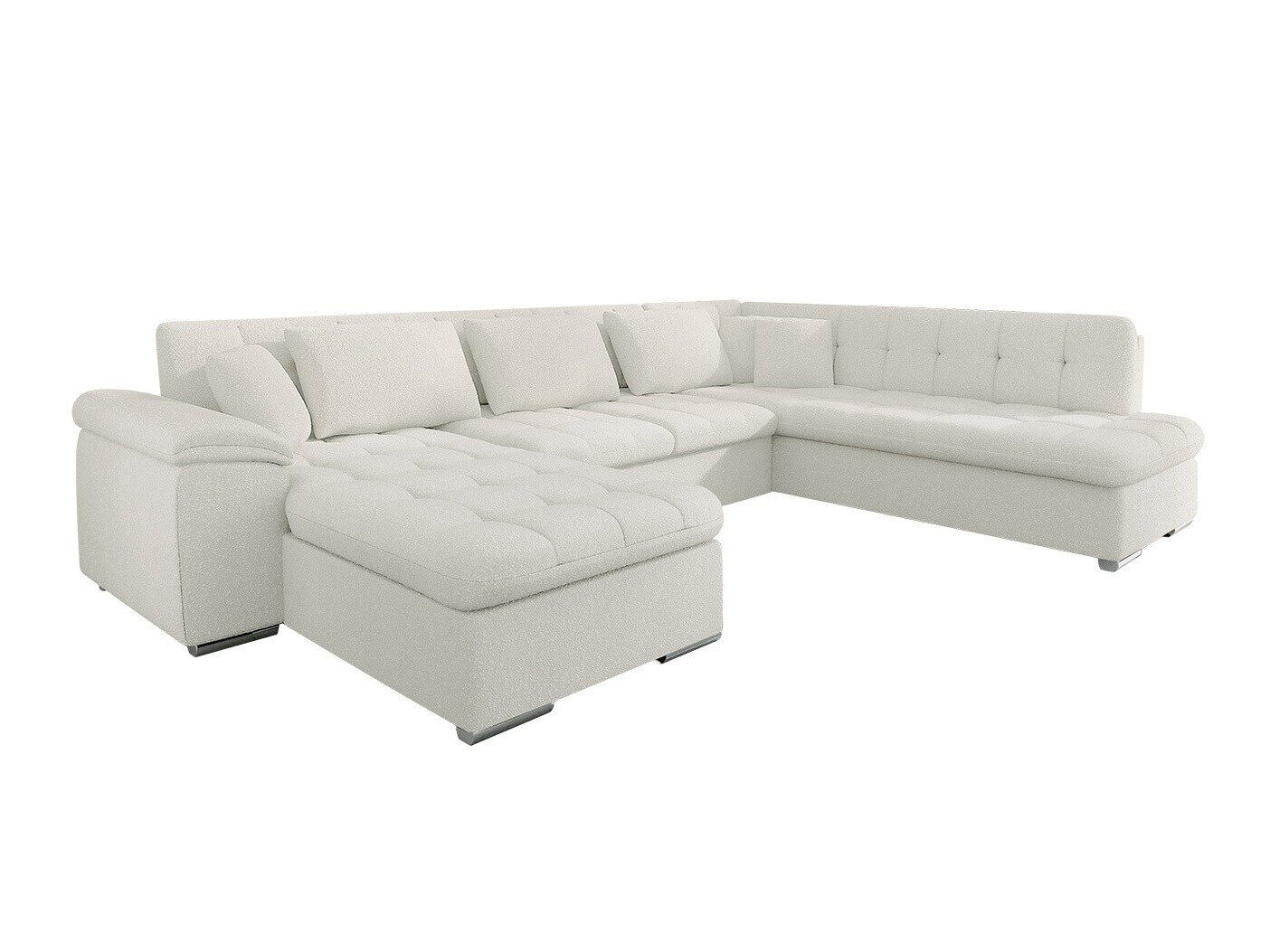 Γωνιακός Καναπές Comfivo Gemma V (Boucle Baloo 2073)