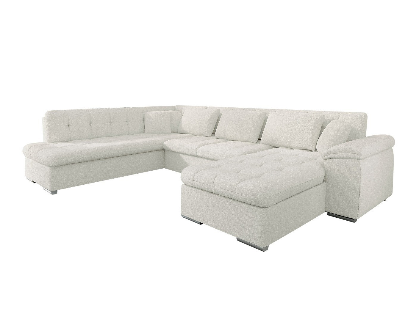 Γωνιακός Καναπές Comfivo Gemma V (Boucle Baloo 2073)