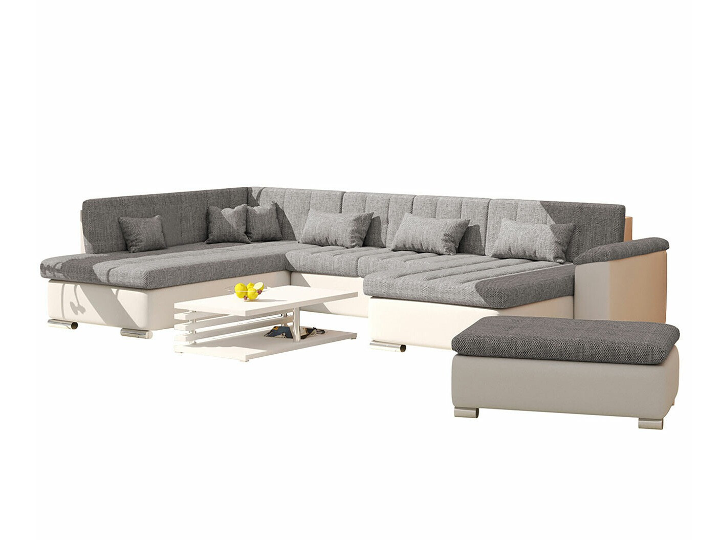 Σετ ταπετσαρισμένων επίπλων Comfivo Gemma I (Soft 017 + Lawa 05)