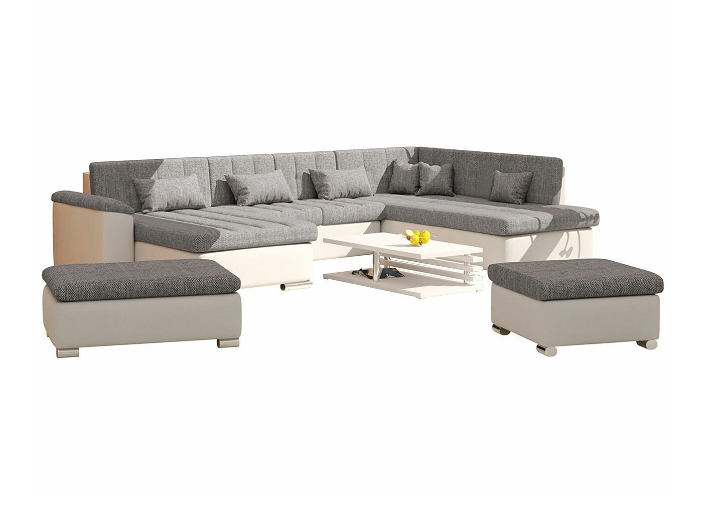 Σετ ταπετσαρισμένων επίπλων Comfivo Gemma II (Soft 017 + Lawa 05)