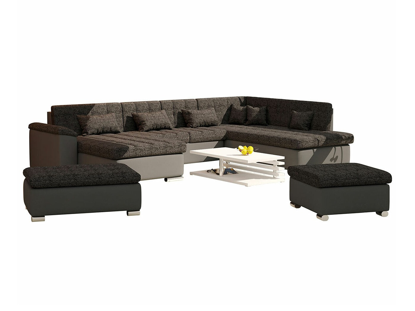 Σετ ταπετσαρισμένων επίπλων Comfivo Gemma II (Soft 020 + Majorka 03)
