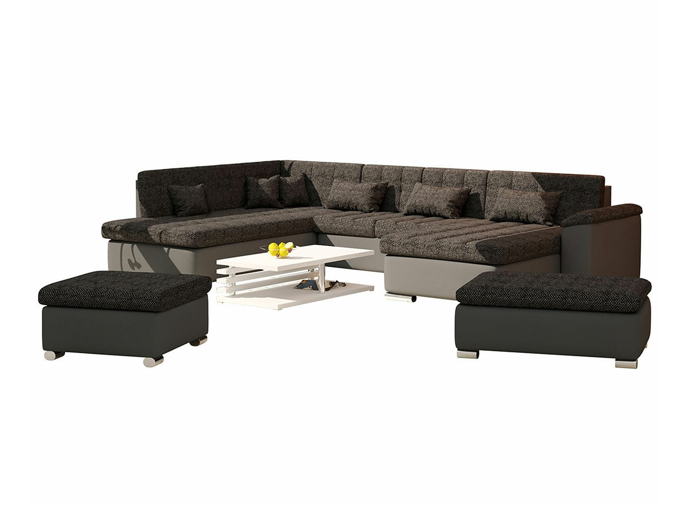 Σετ ταπετσαρισμένων επίπλων Comfivo Gemma II (Soft 020 + Majorka 03)