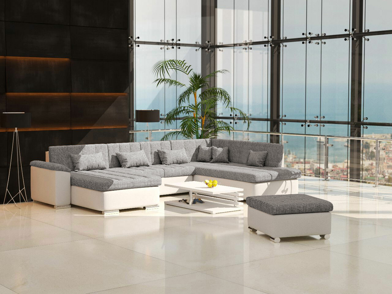 Σετ ταπετσαρισμένων επίπλων Comfivo Gemma (Soft 017 + Lawa 05)