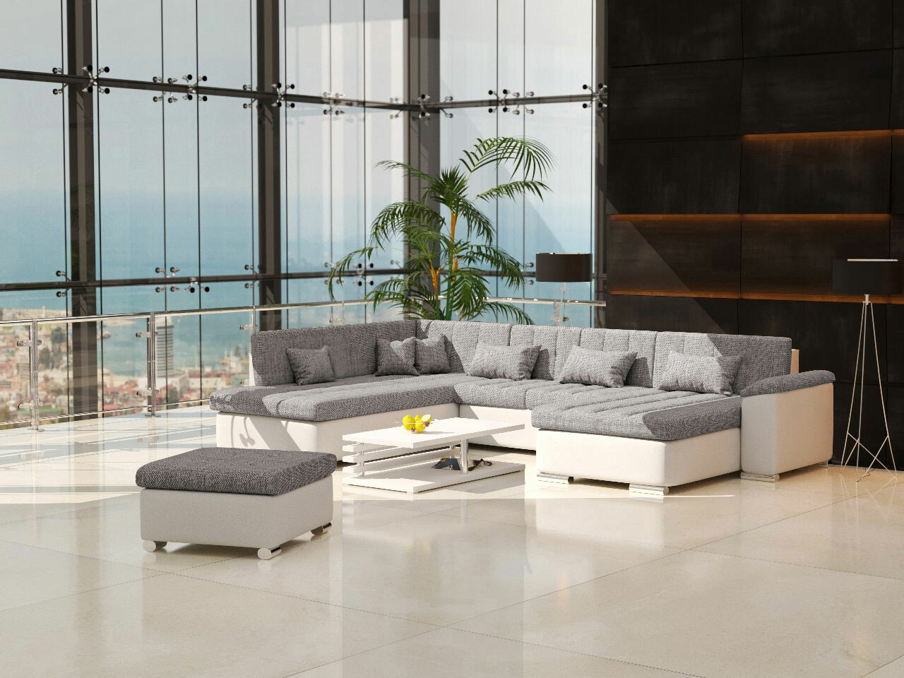 Σετ ταπετσαρισμένων επίπλων Comfivo Gemma (Soft 017 + Lawa 05)