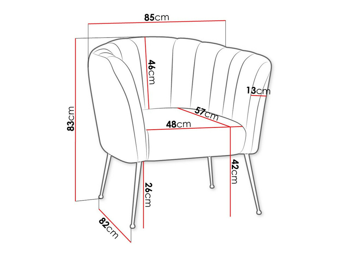 Πολυθρόνα Orem 112 (Magic Velvet 2258)