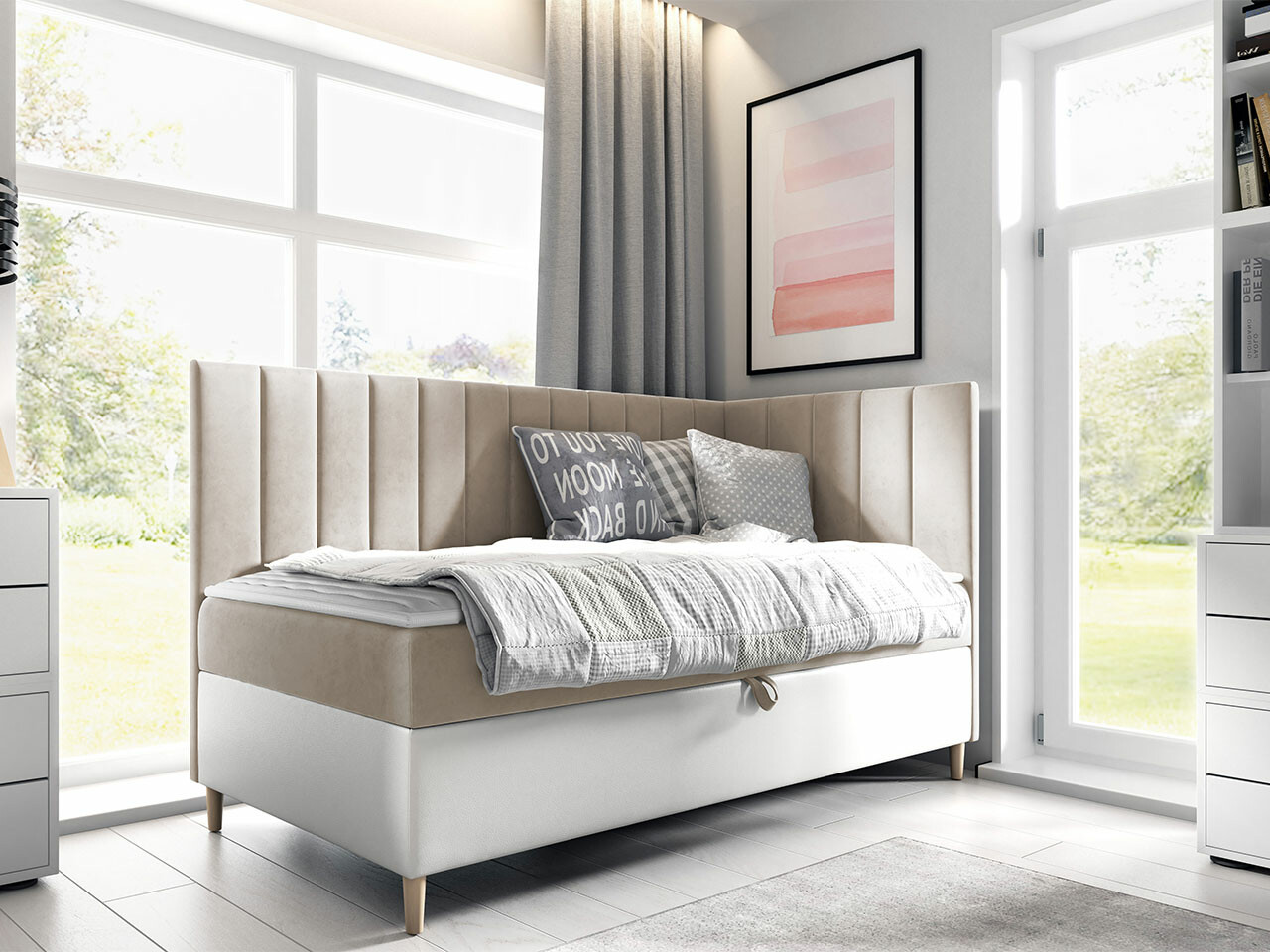 Κρεβάτι continental Lucus (Soft 017 + Fresh 1)