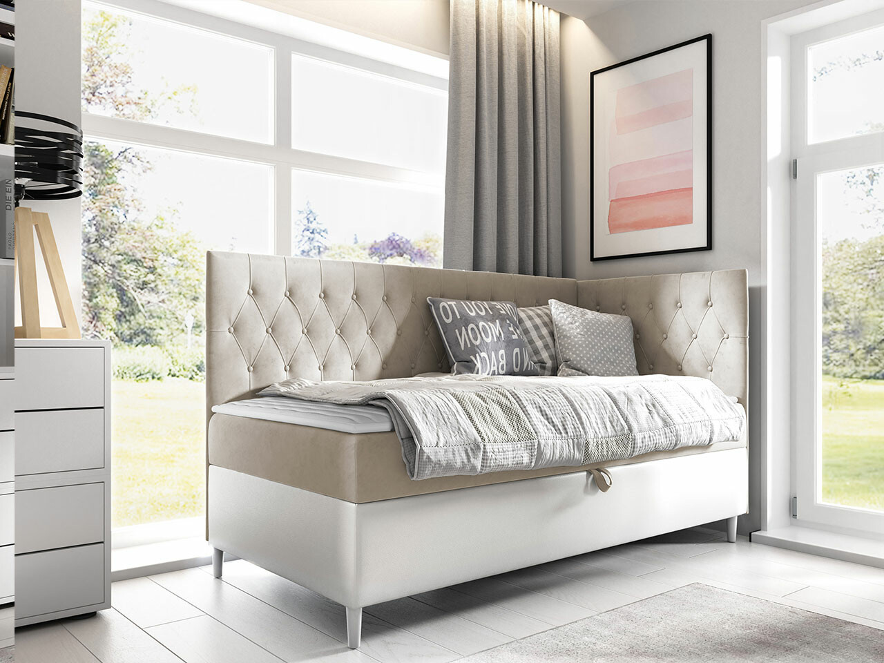 Κρεβάτι continental Lucus III (Soft 017 + Fresh 1)