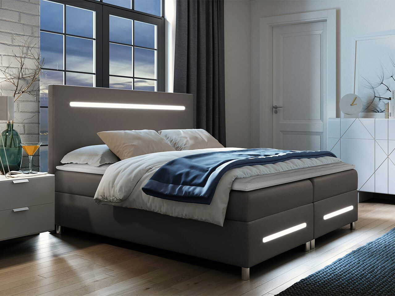 Κρεβάτι continental Pluvia (Soft 029)