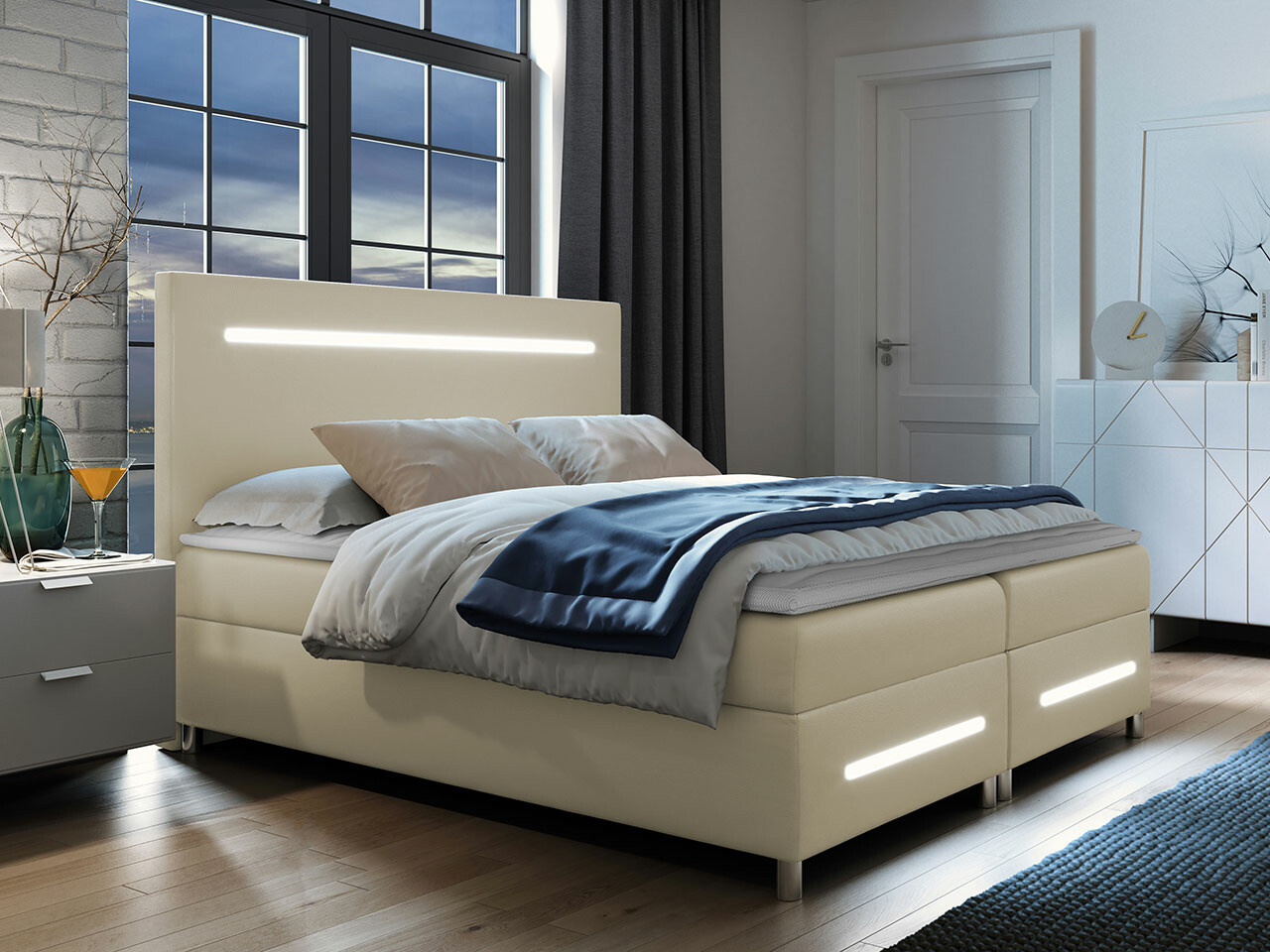 Κρεβάτι continental Pluvia (Soft 033)