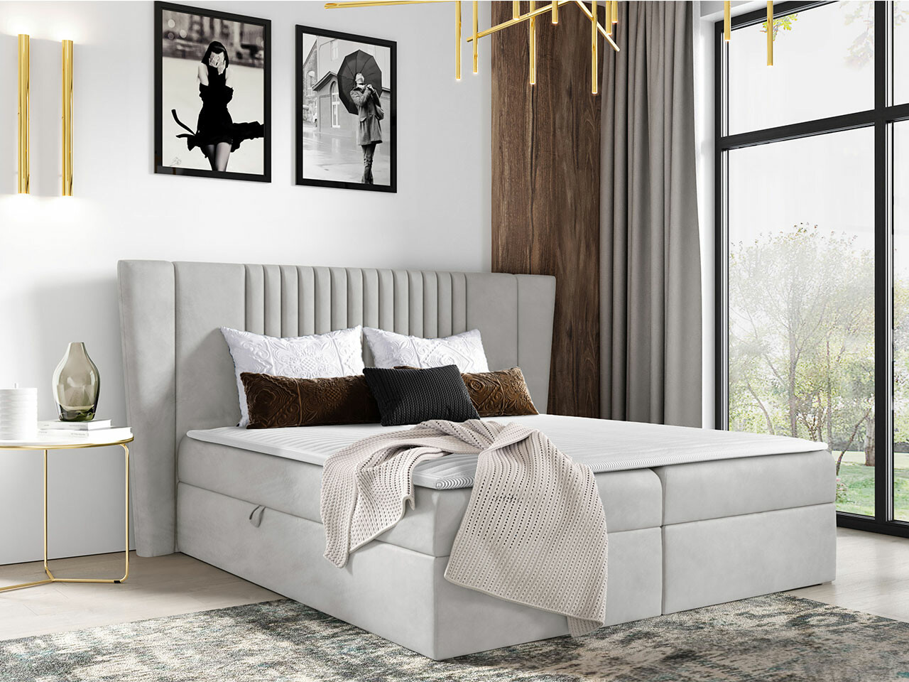 Κρεβάτι continental Fenestra (Magic Velvet 2239)