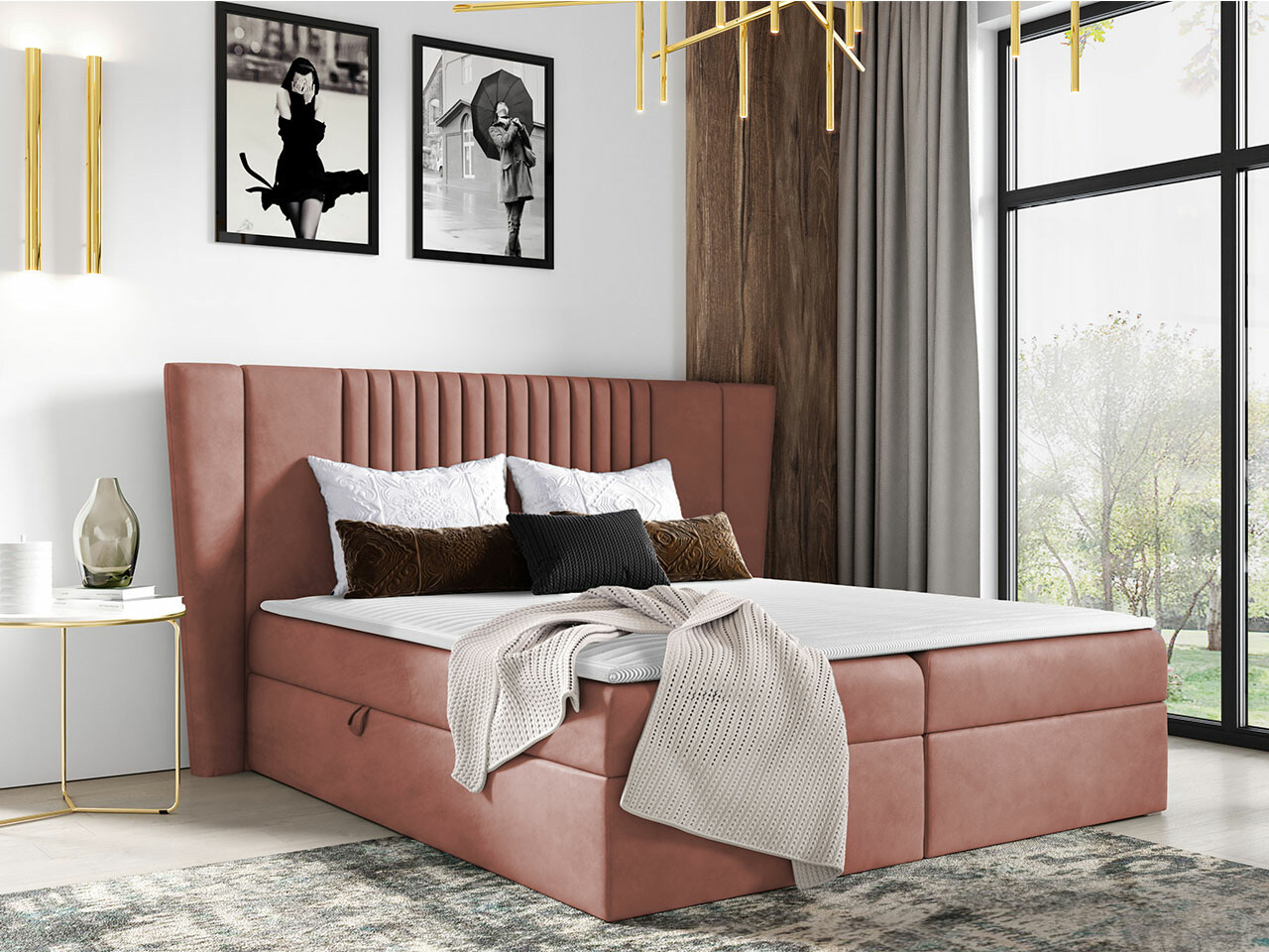 Κρεβάτι continental Fenestra (Magic Velvet 2258)