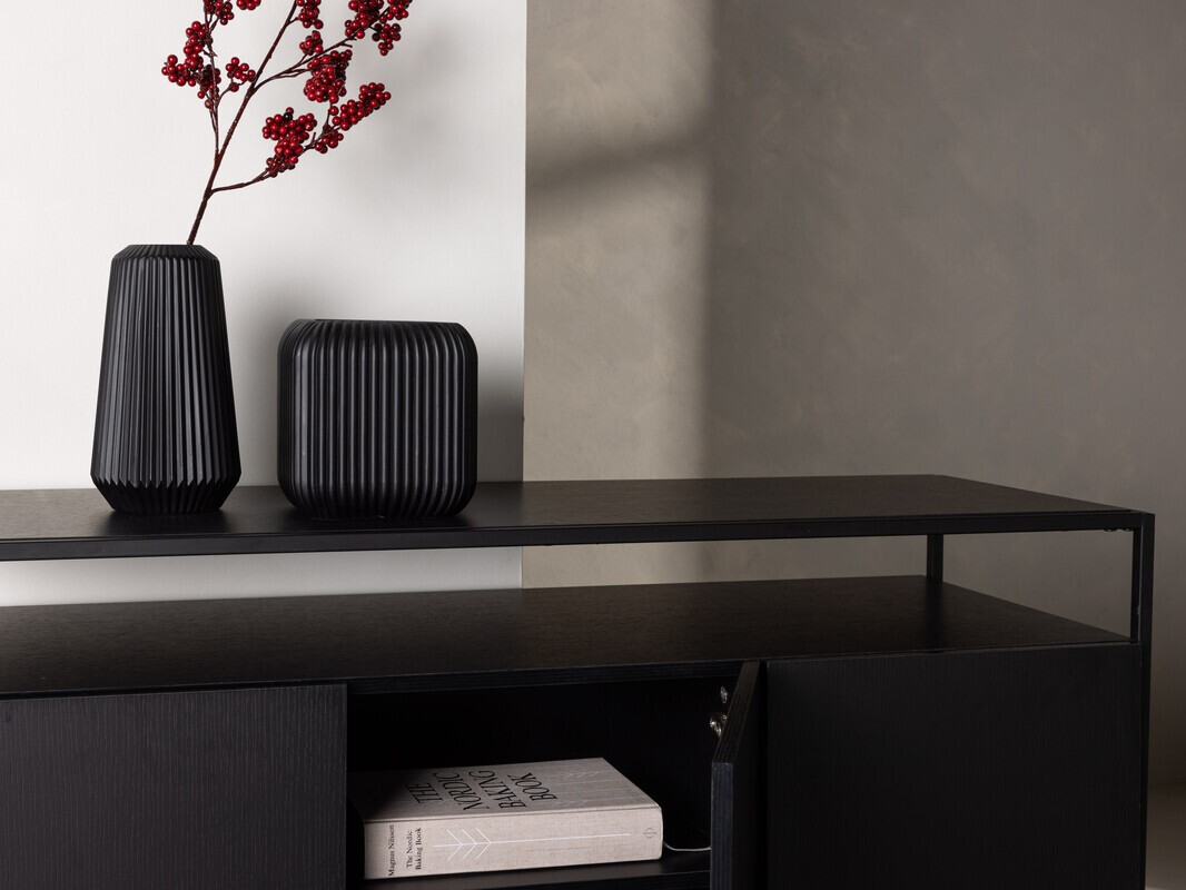 Μπουφέ Dallas 3241 (Μαύρο)