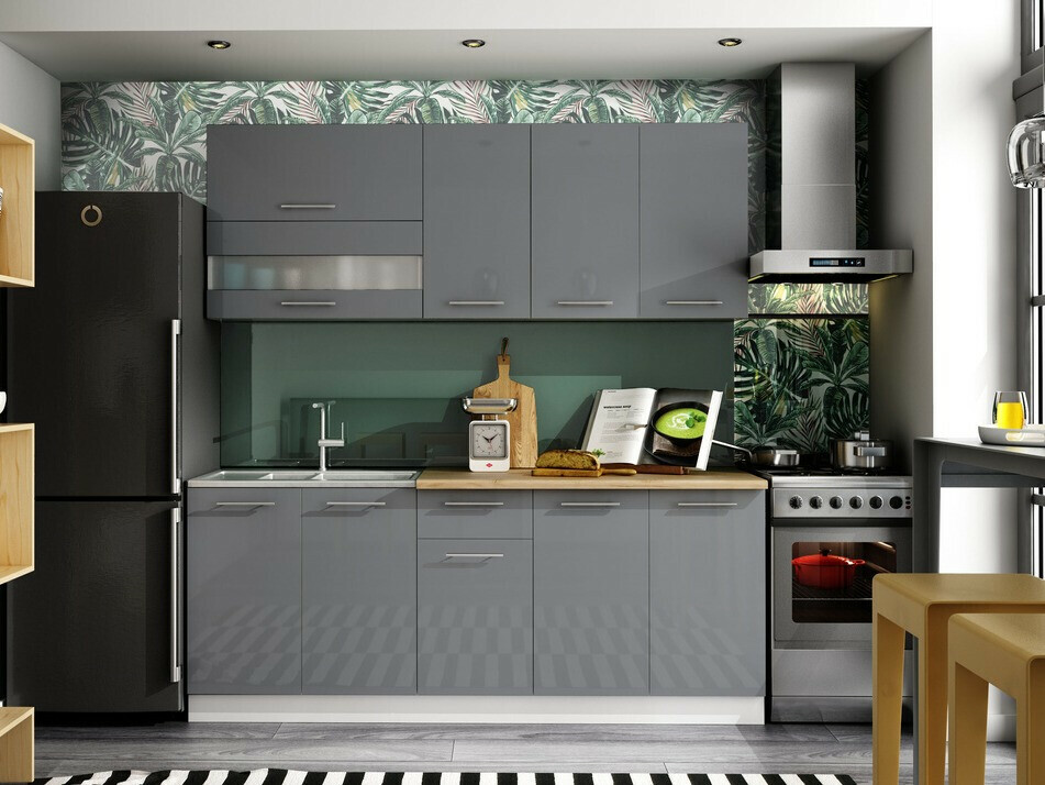 Πολυμορφικό σετ κουζίνας Tiffa Grey 102