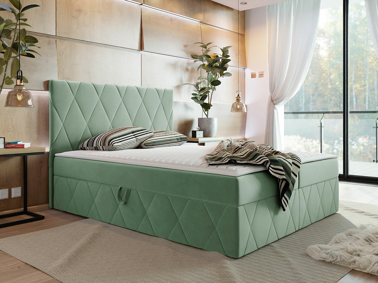 Κρεβάτι continental Comfivo Avis (Magic Velvet 2227)