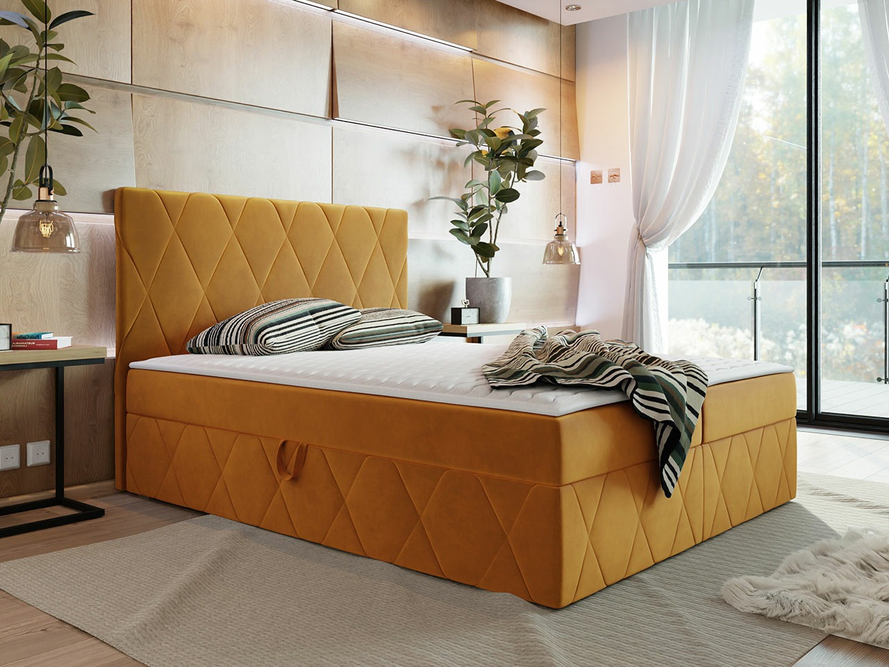 Κρεβάτι continental Comfivo Avis (Magic Velvet 2288)