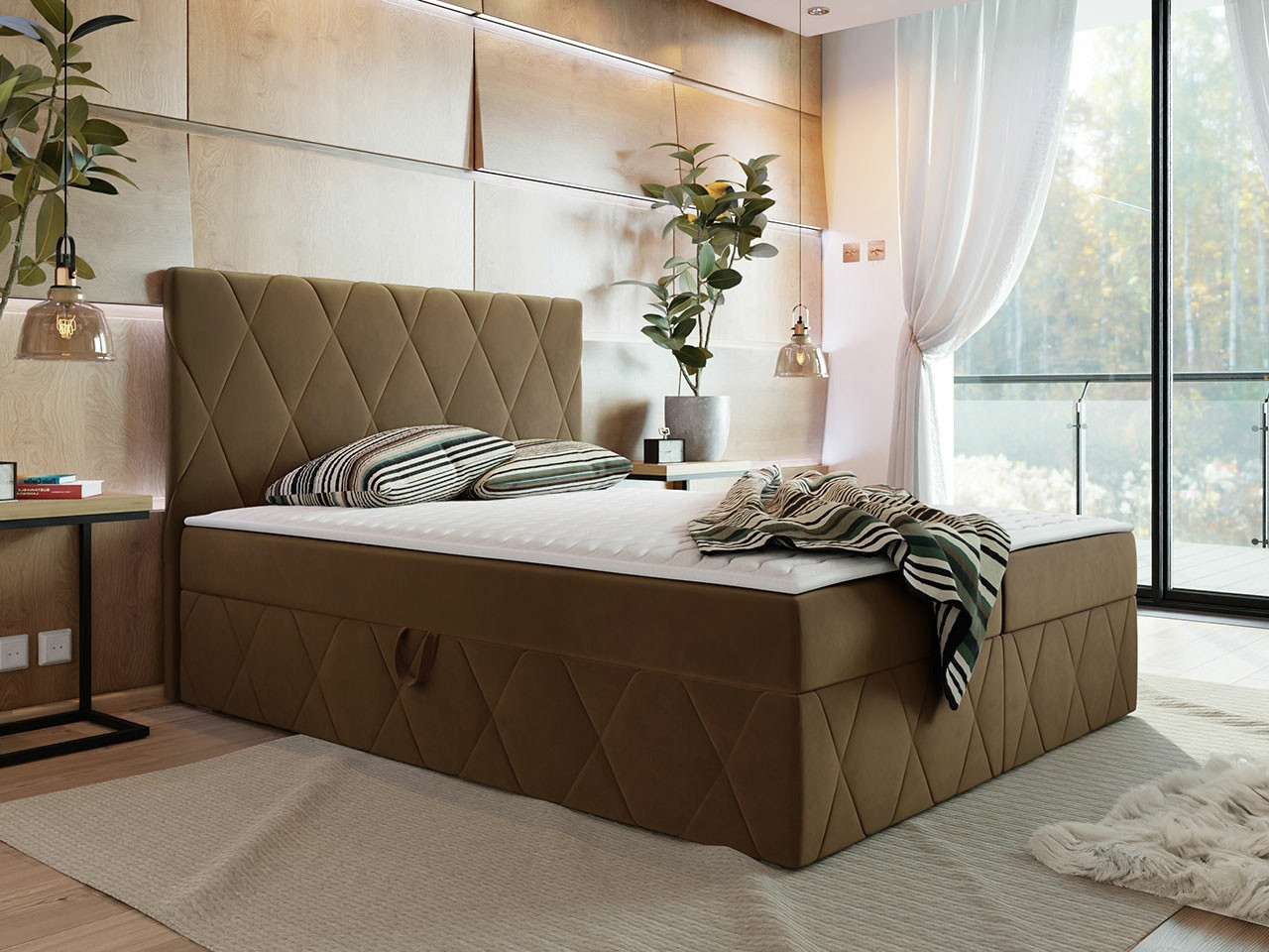 Κρεβάτι continental Comfivo Avis (Magic Velvet 2299)