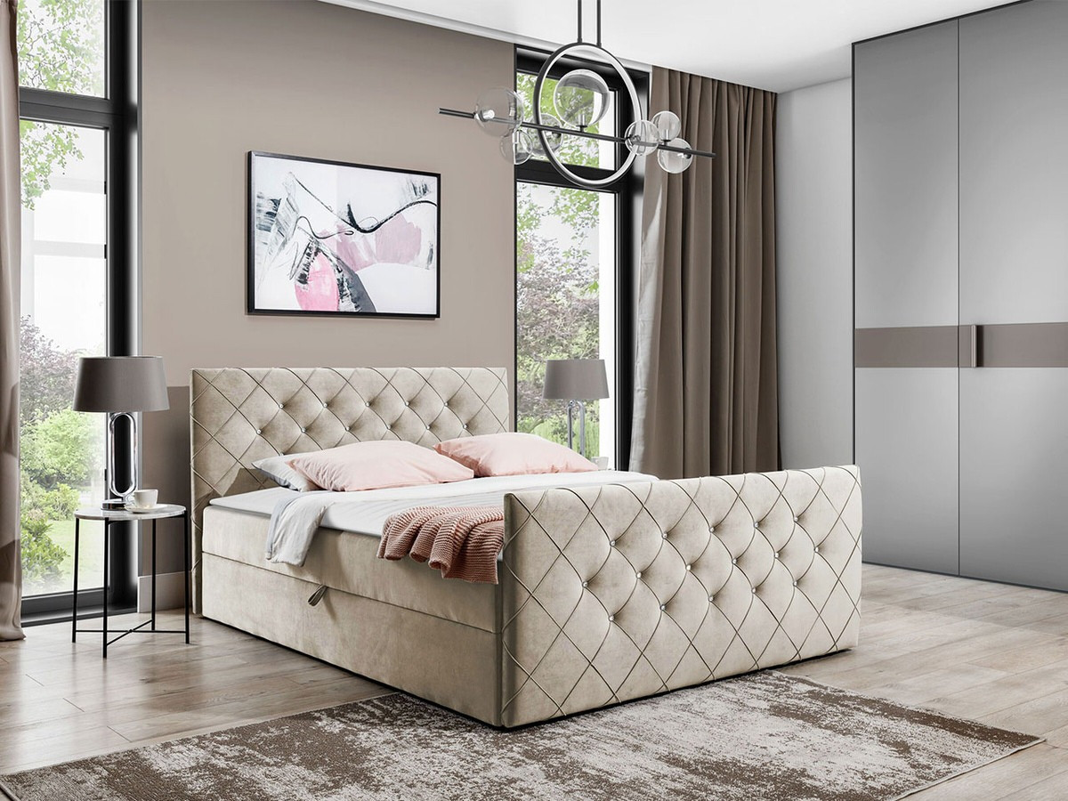 Κρεβάτι continental Carmen (Amor Velvet 4303)
