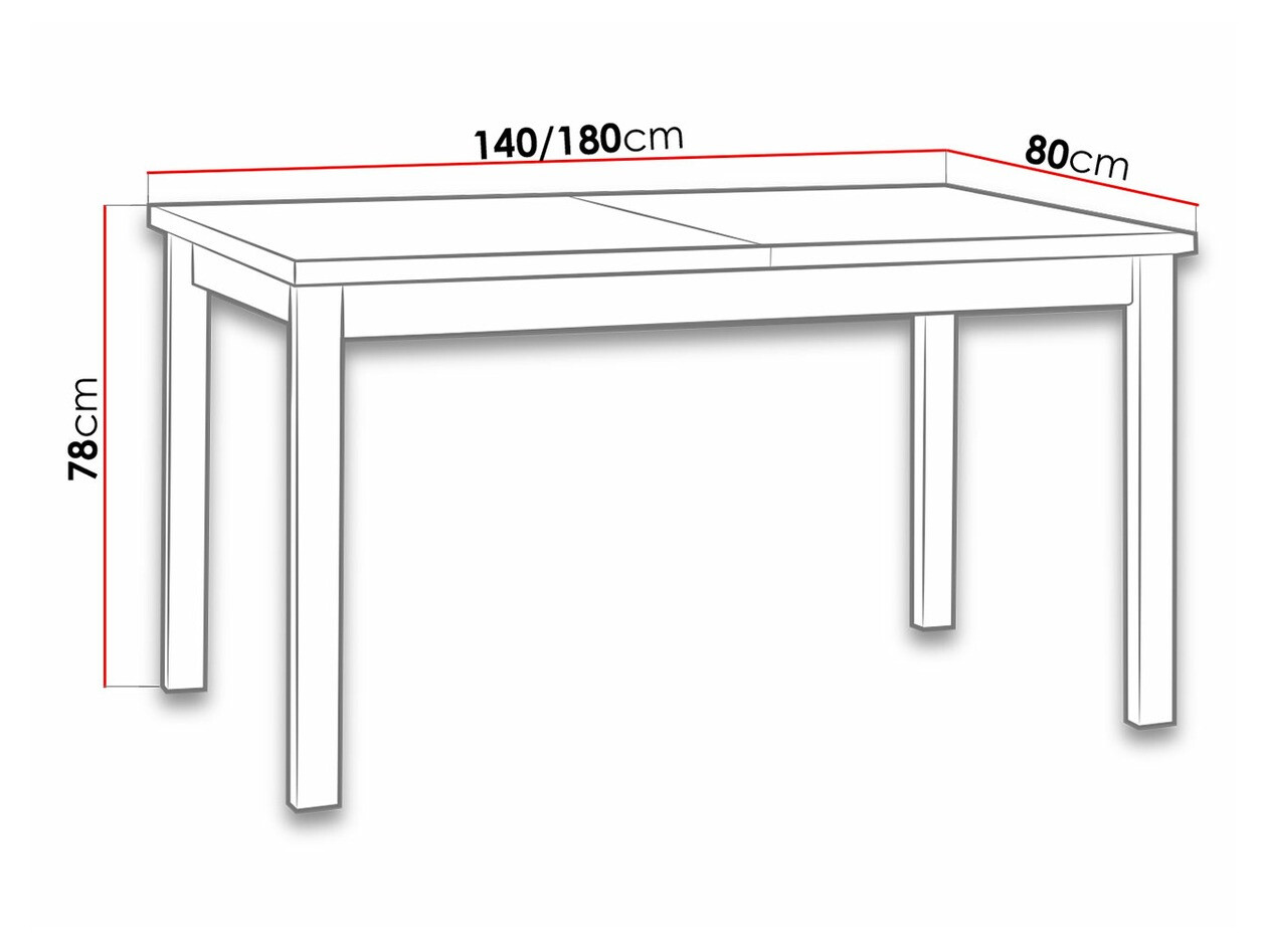 Τραπέζι Victorville 126 (Sonoma οξιά)
