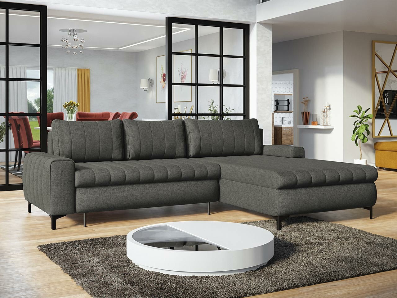 Γωνιακός Καναπές Lincoln 175 (Barrel 97)
