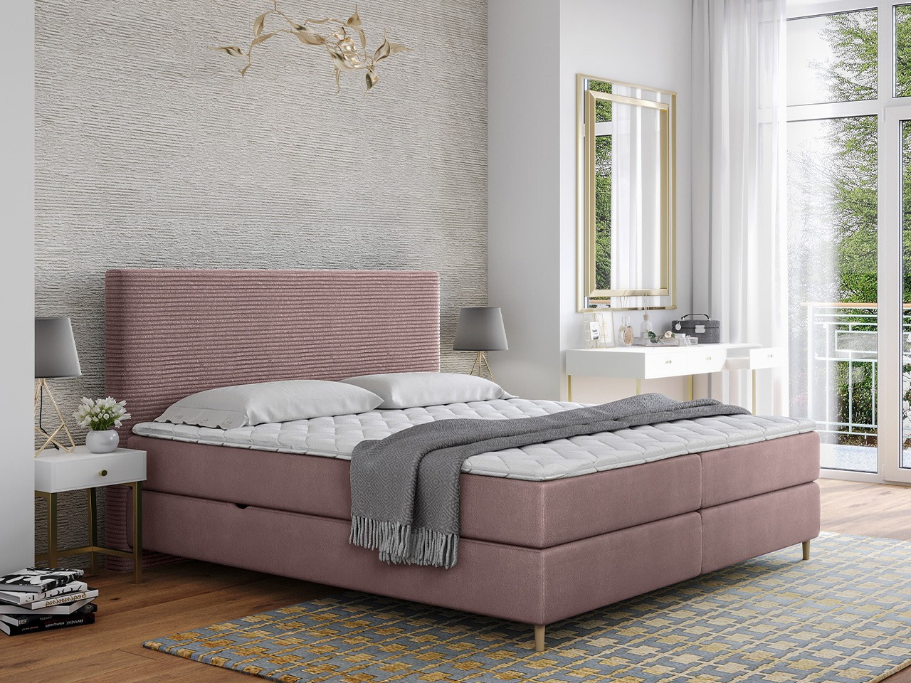 Κρεβάτι continental ComfiDream Miraara (Poso 27 + Kronos 27)