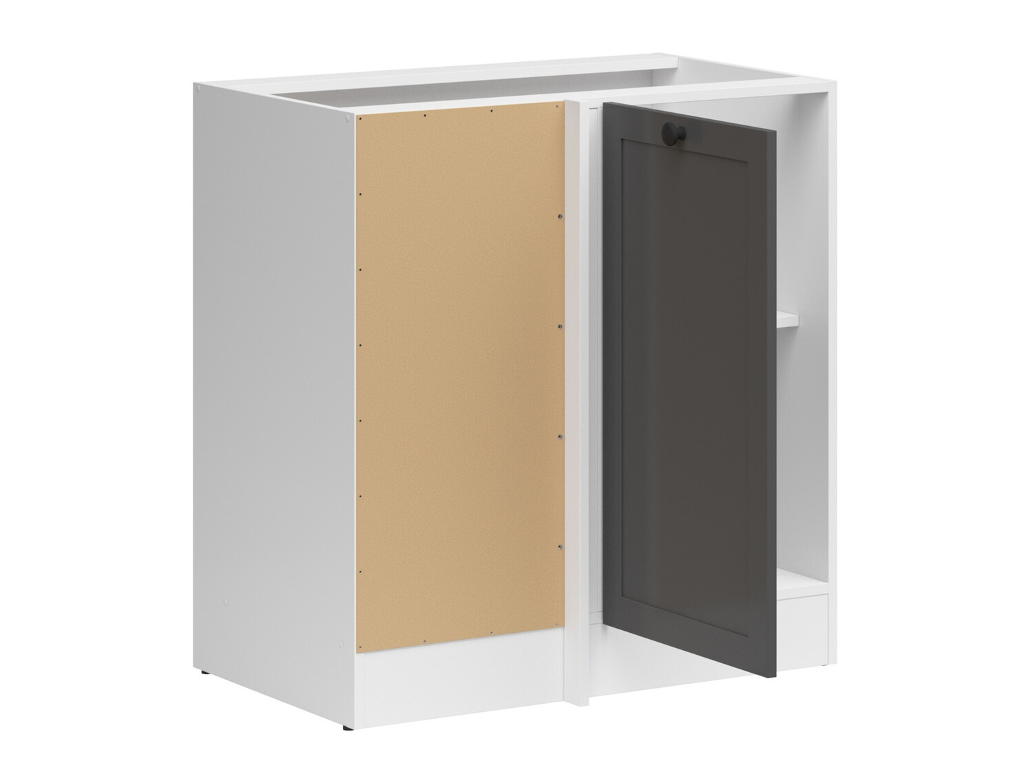 Πολυμορφικό γωνιακό ντουλάπι Classic Grey 101