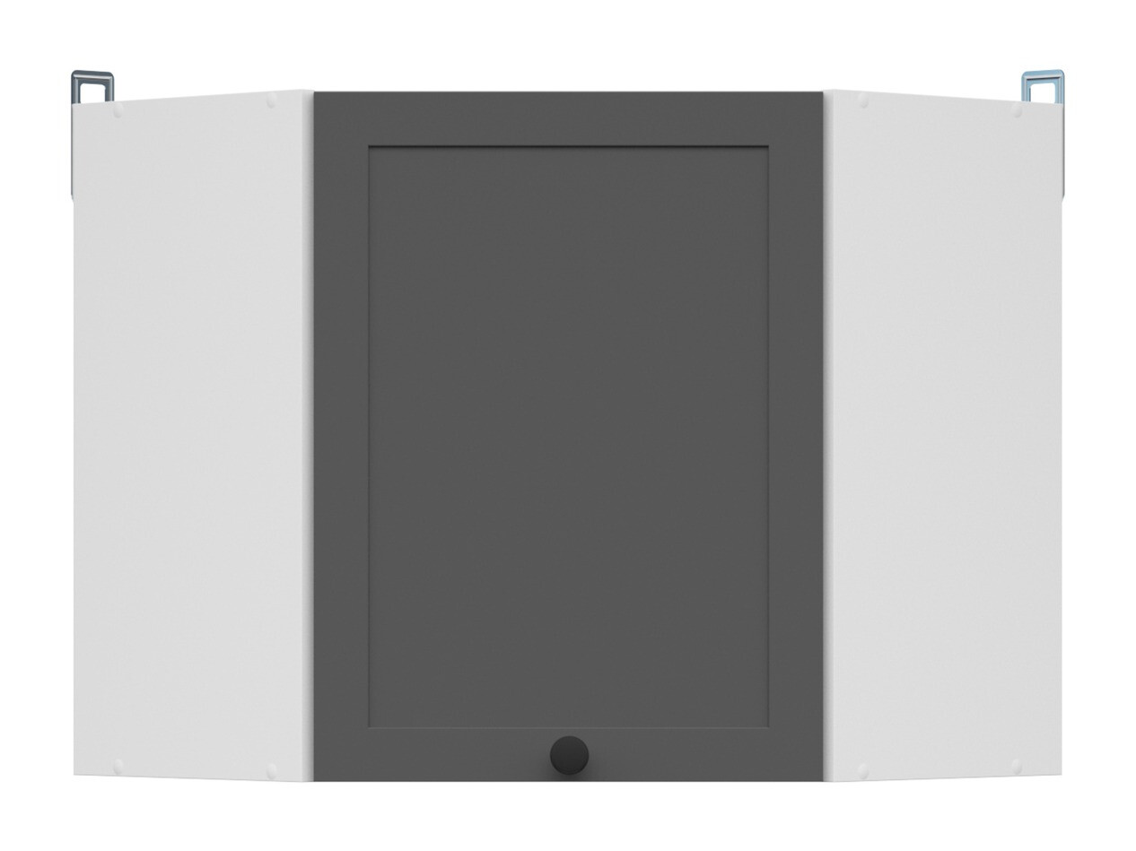 Πολυμορφικό γωνιακό ντουλάπι τοίχου Classic Grey 106