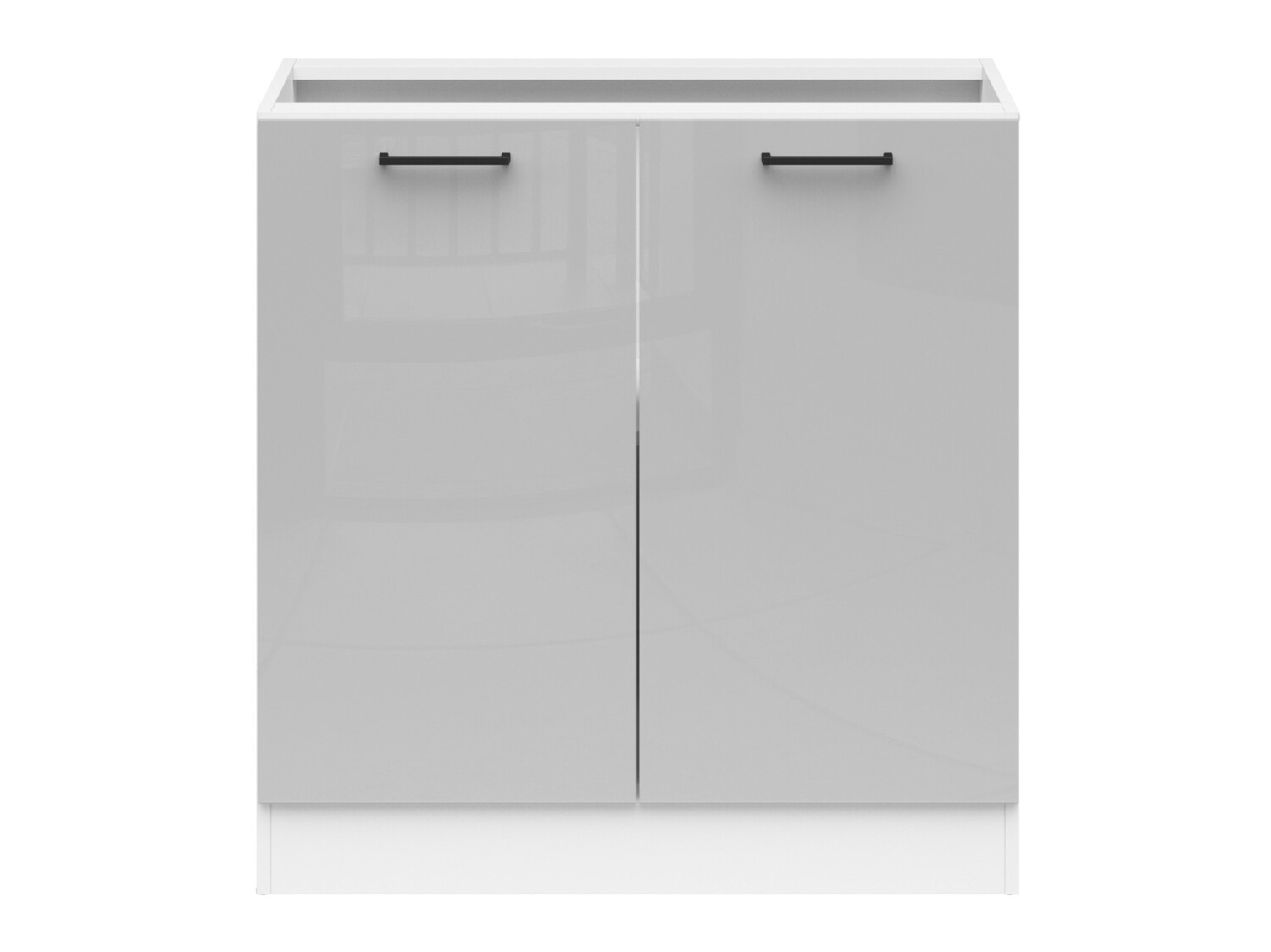 Πολυμορφικό ντουλάπι με πόρτες Line Grey 108
