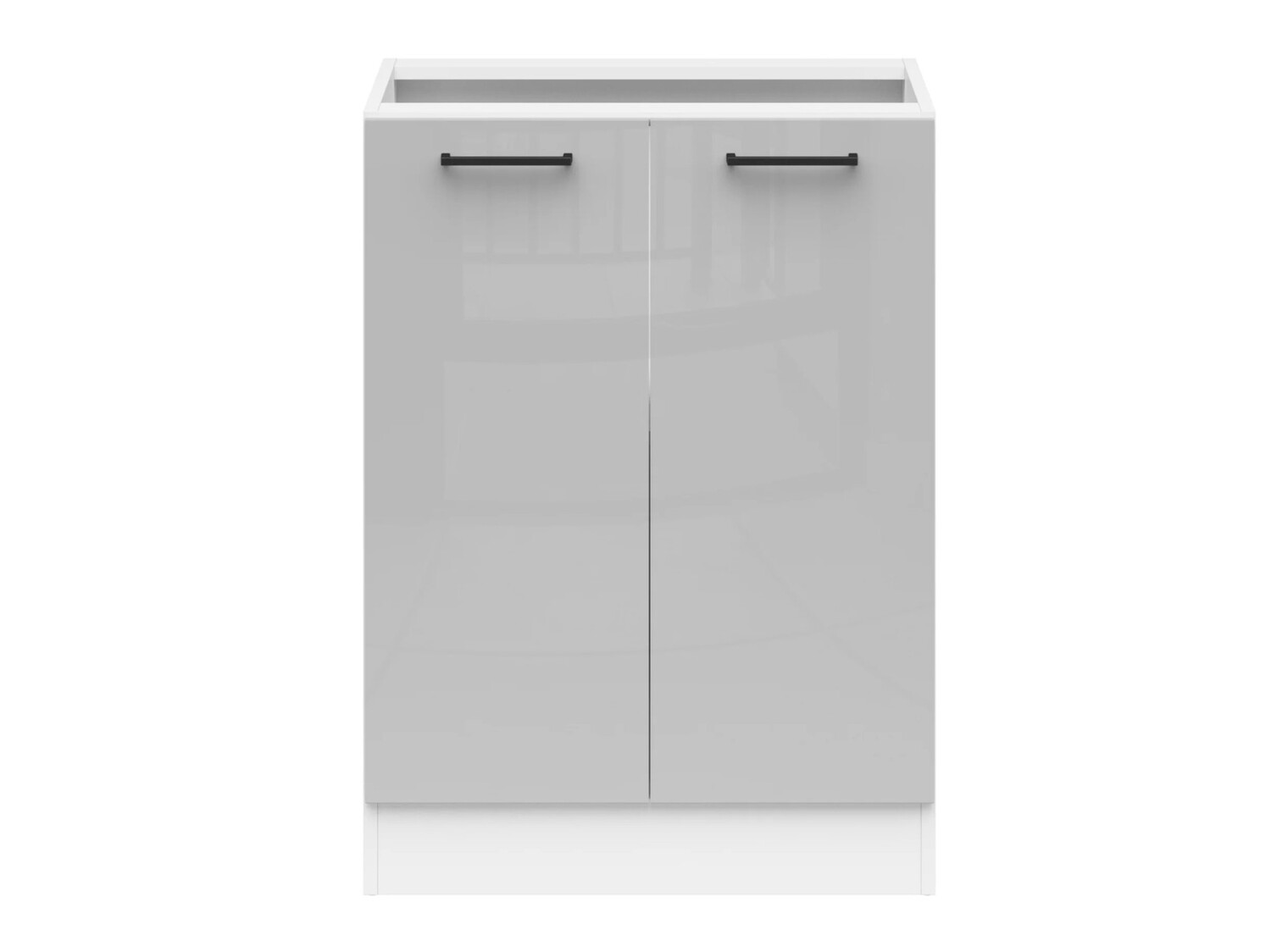 Πολυμορφικό ντουλάπι με πόρτες Line Grey 114