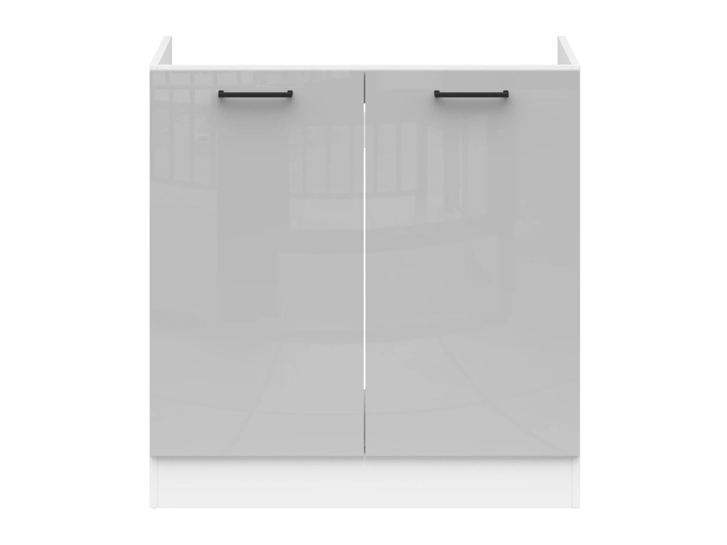 Πολυμορφικό ντουλάπι νεροχύτη με πόρτες Line Grey 115