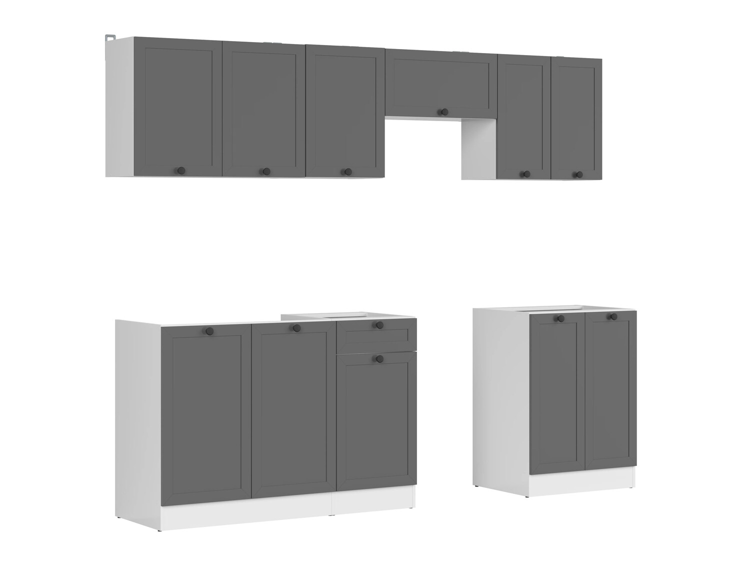 Πολυμορφικό σετ κουζίνας Classic Grey 120