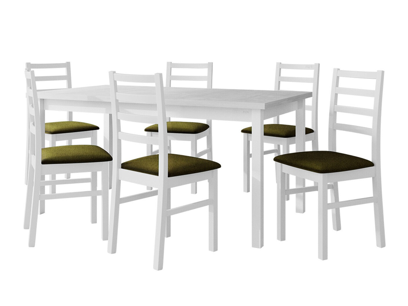 Σετ τραπεζαρίας Victorville 307 (Άσπρο)